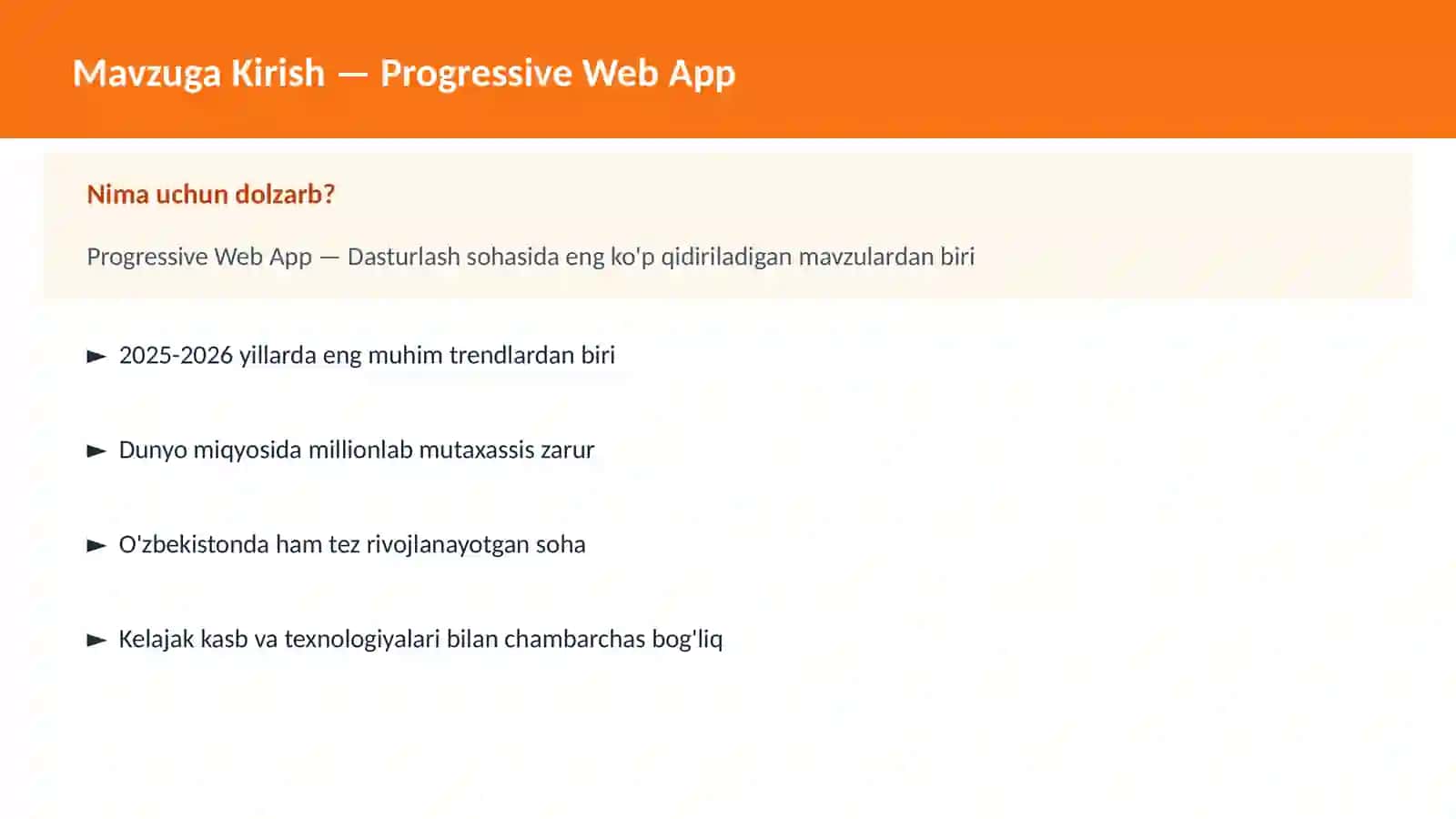 Progressive Web App 2