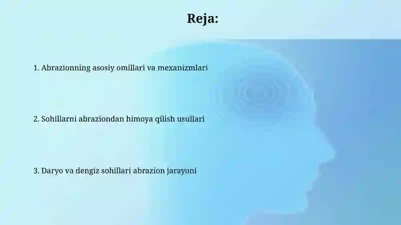 Abraziya daryo va dengizsohillariniyemirilishi 2