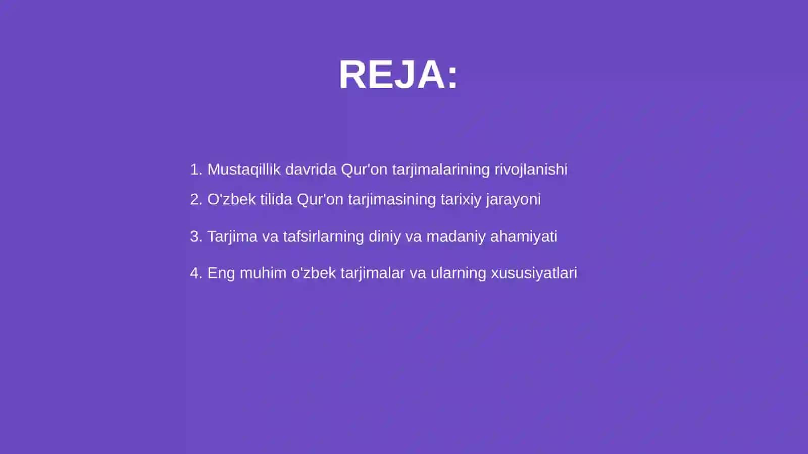 Qur'on tarjimalarining rivojlanishi 2