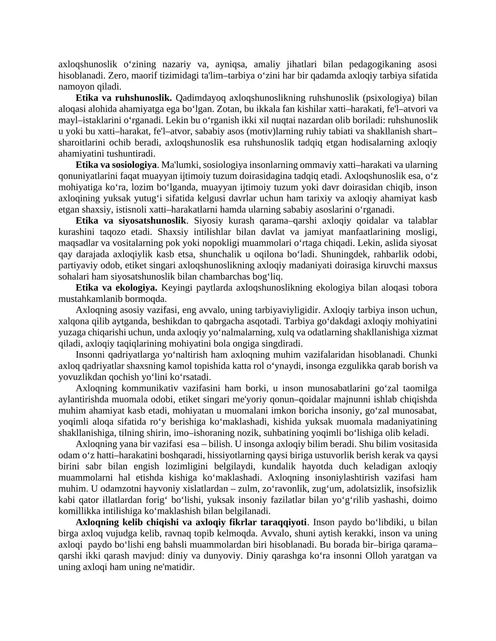 11-mavzu. Axloq falsafasi (Etika) 2