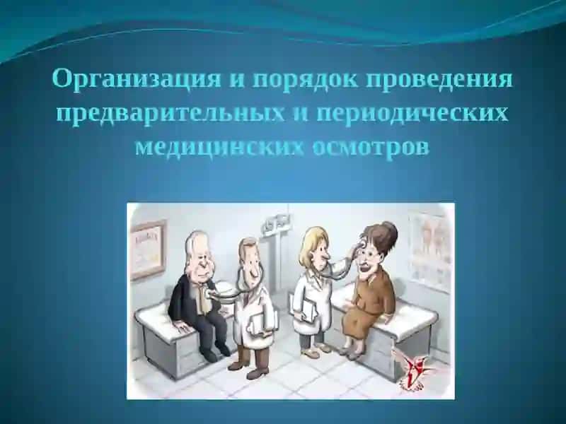Организация и порядок проведения предварительных и периодических медицинских осмотров 2