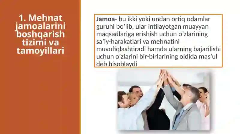 Mehnatjamoalari xodimlarini boshqarish 2