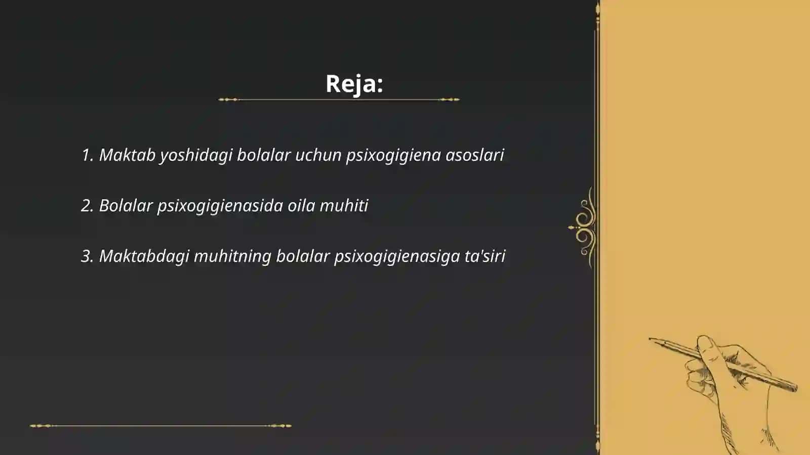 Maktab yoshidagi bolalar psixogigienasi 2
