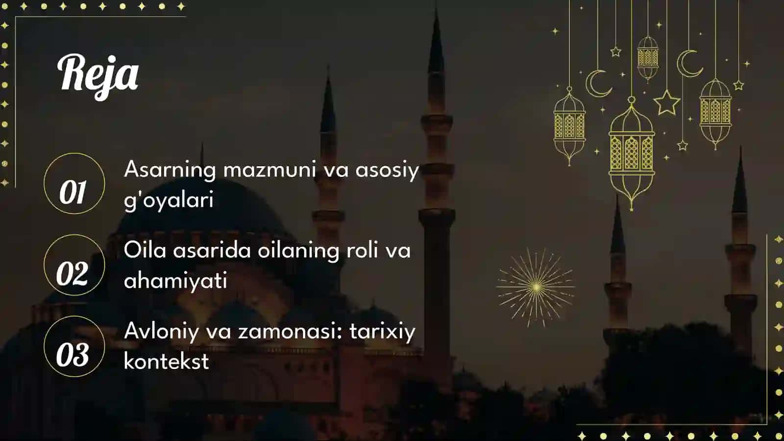 Abdulla Avloniynin "Oila" asari 2