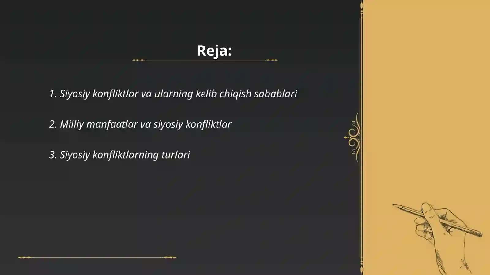 Siyosiy konflikt tushunchasi va xususoyati 2