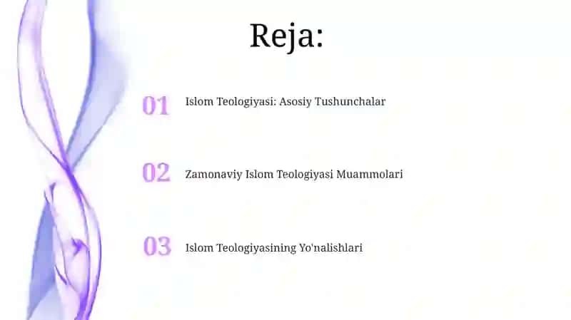 Islom dinitalimoti va aqidaviy yoʻnalishlari 2