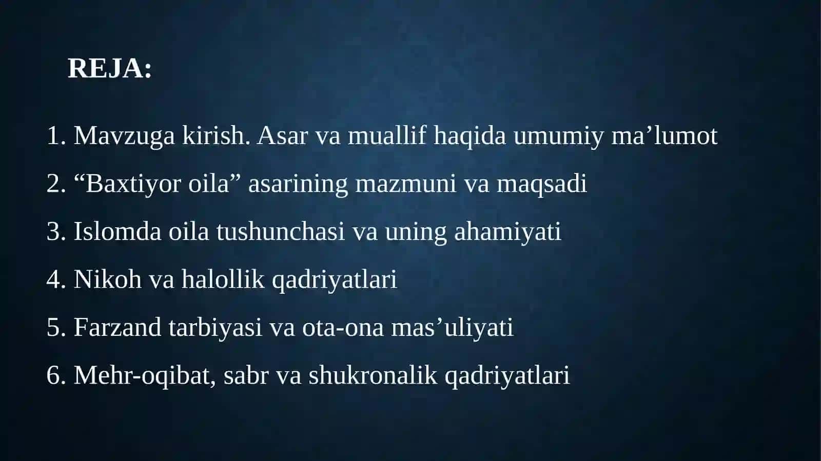 Baxtiyor oila 2