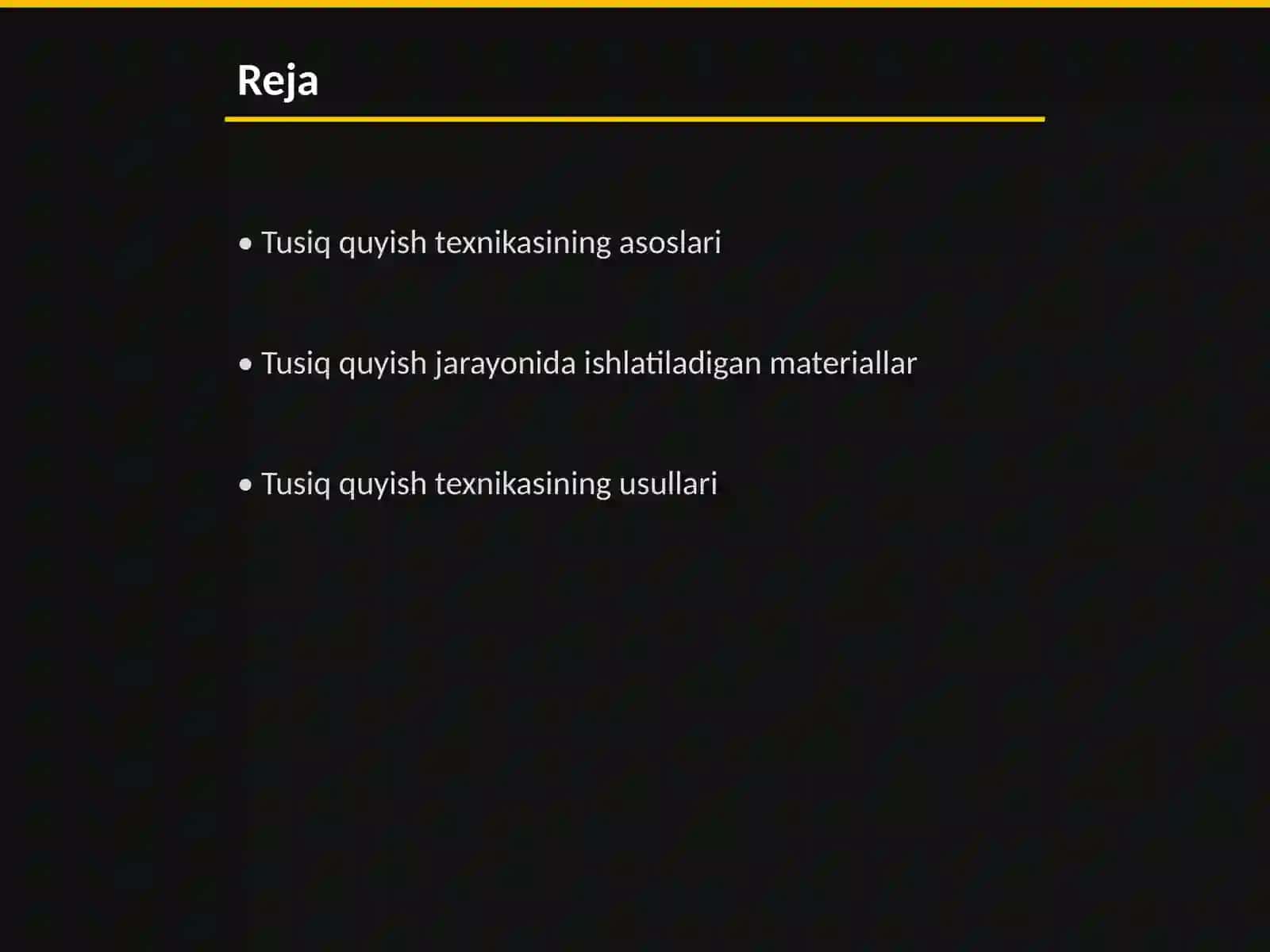 Tusiq quyish texnikasi 2