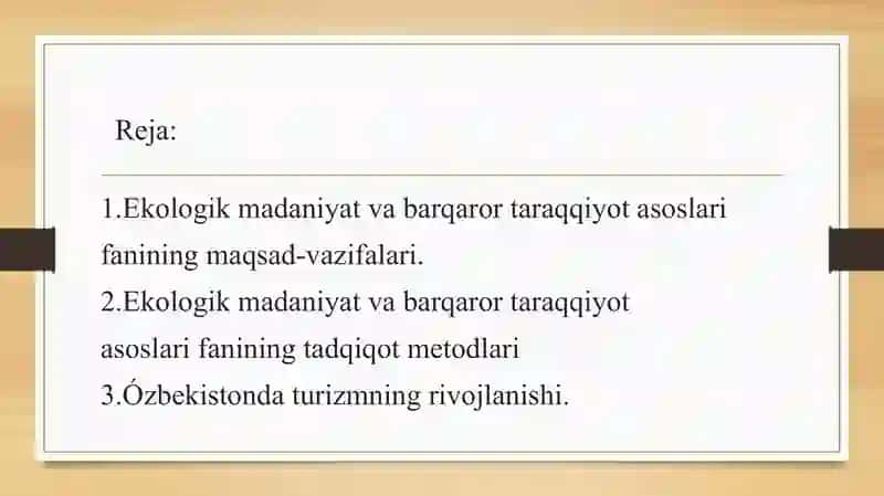 Ekologik madaniyat 2