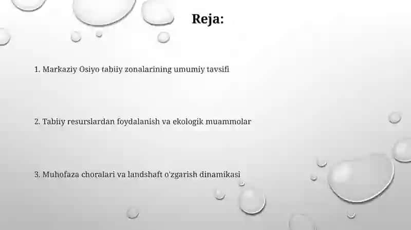 Oʻrta osiyo tabiat zonalari 2
