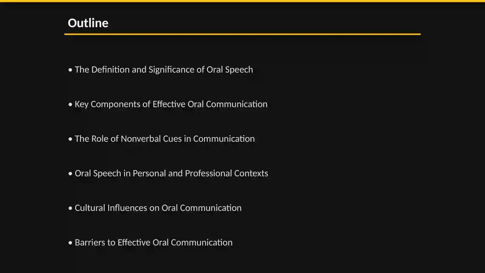 The Importance of Oral Speech in Communication 2
