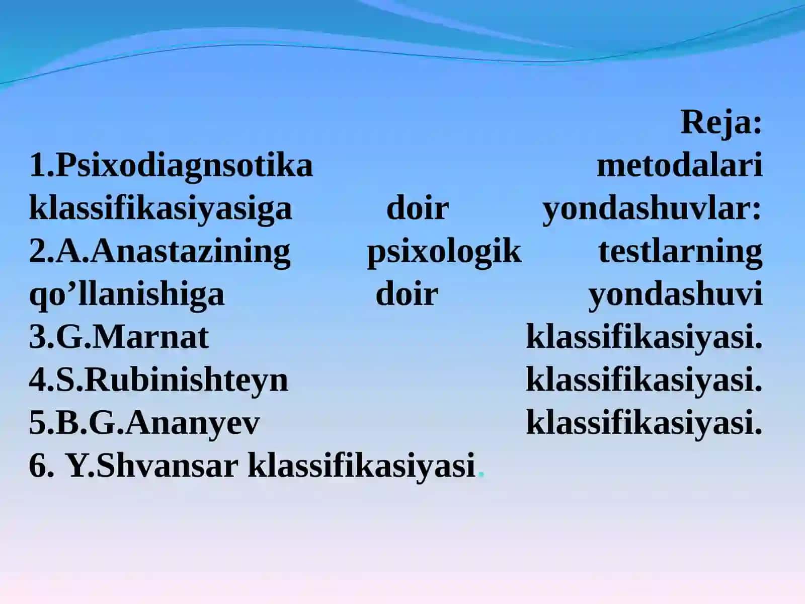 PSIXODIAGNOSTIKA METODLARI 2