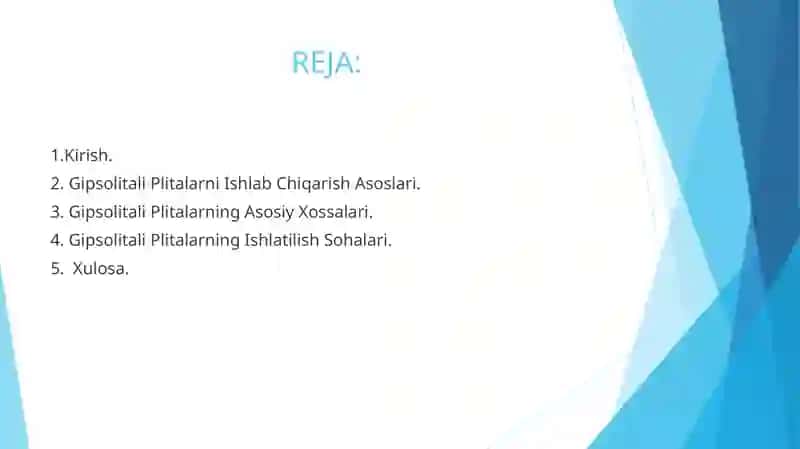 Gipsolitali Plitalarni Ishlab Chiqarish Asoslari 2