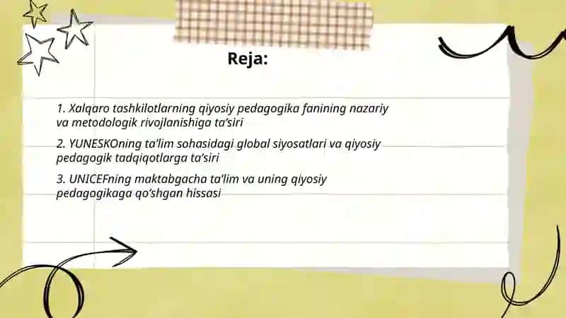 Qiyosiy pedagogika rivojlanishi 2