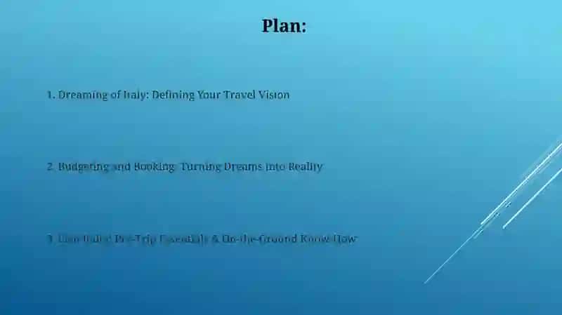 Dreaming of Italy: Defining Your Travel Goals 2