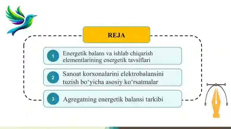 ENERGIYADAN SAMARALI FOYDALANISHNING ASOSIY YO‘NALISHLARI 2