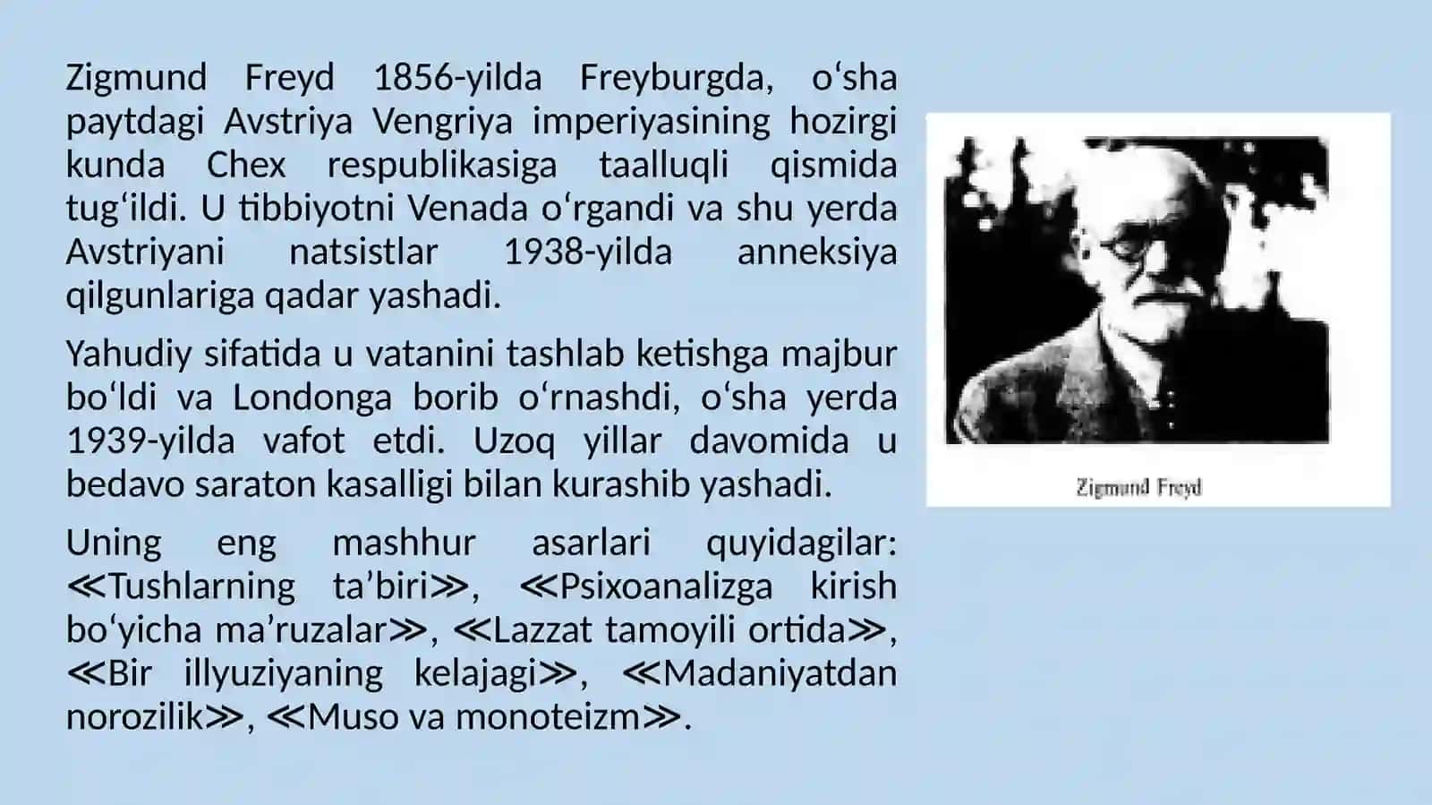 PSIXIK RIVOJLANISHNING PSIXOANALITIK YO‘NALISHI 2