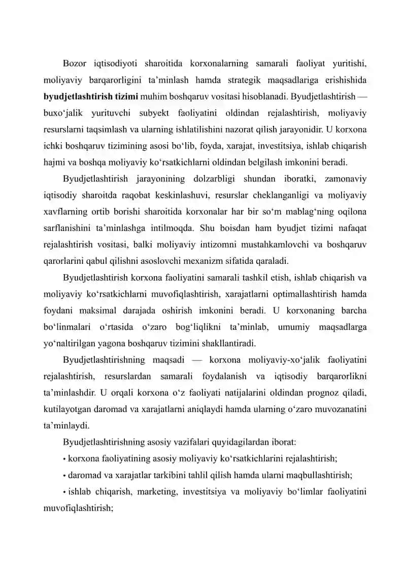 BYUDJETLASHTIRISH MAQSADI VA VAZIFALARI 2