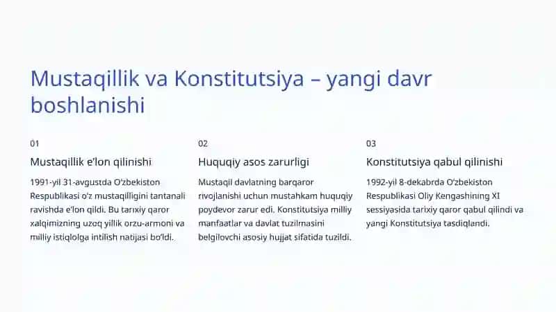 Oʻzbekiston Respublikasi Konstitutsiyasi 2