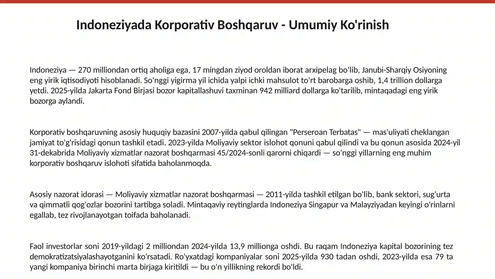INDONEZIYA KORPORATIV BOSHQARUVI 2