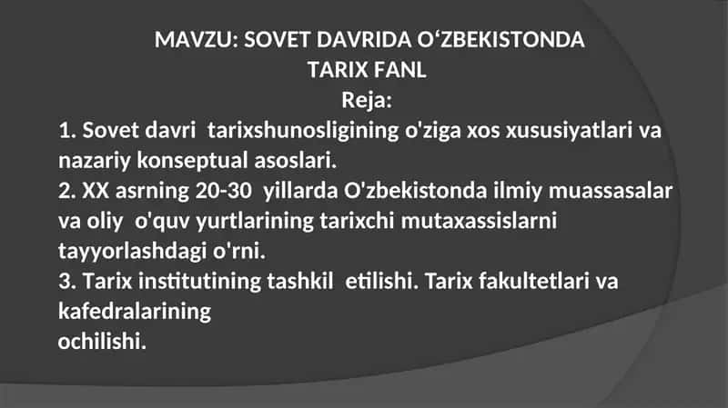 TARIXDAVLAT UNIVERSITETI 2