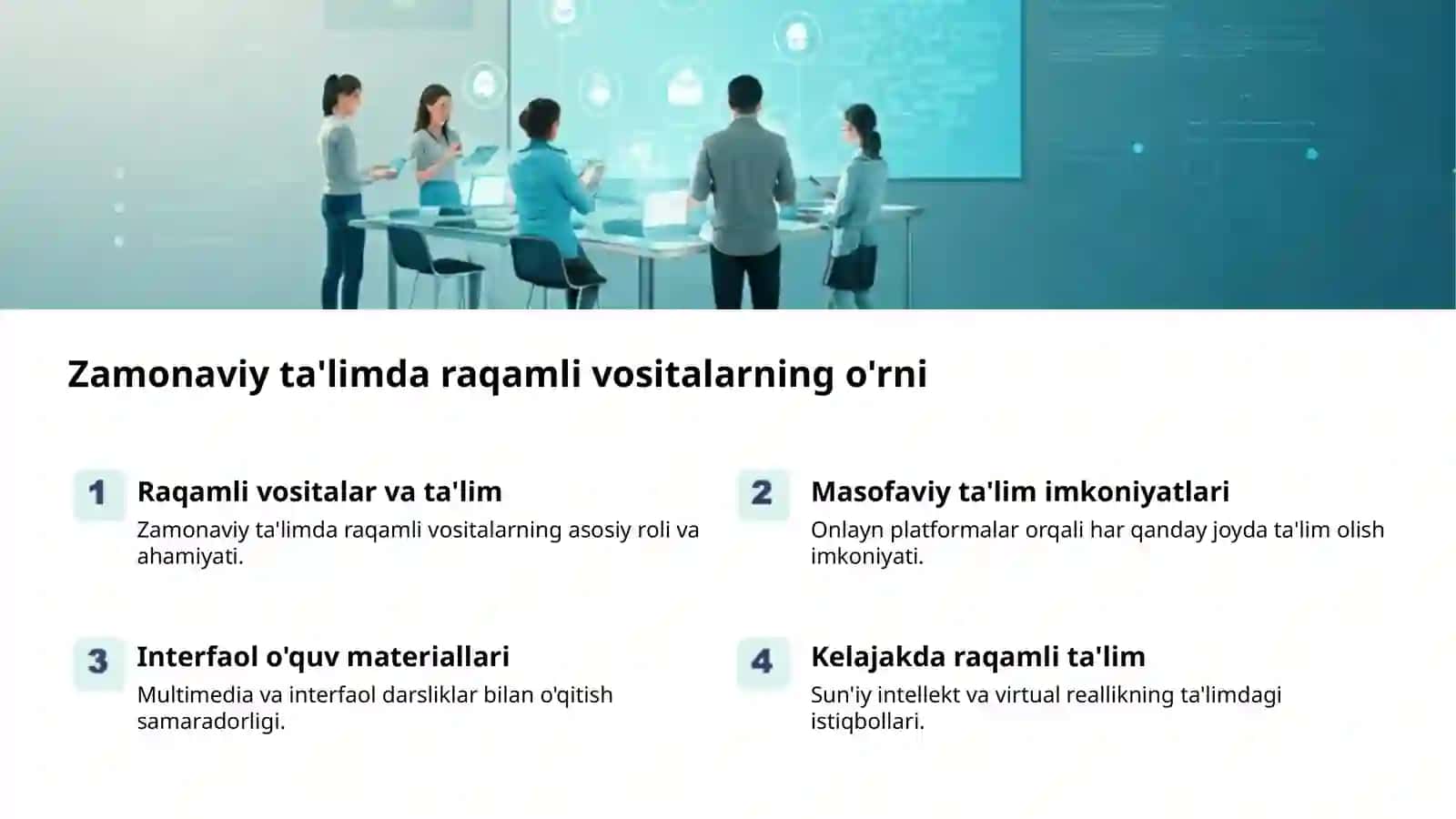 Ta'lim texnologiyalari: nazariya va amaliyot 2
