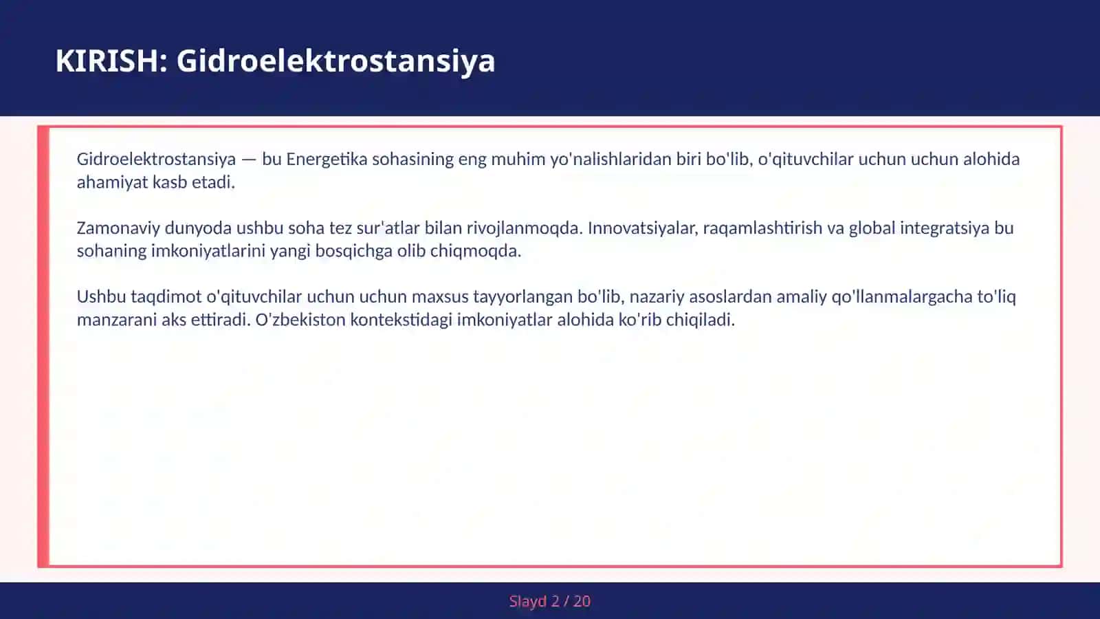 Gidroelektrostansiya 2