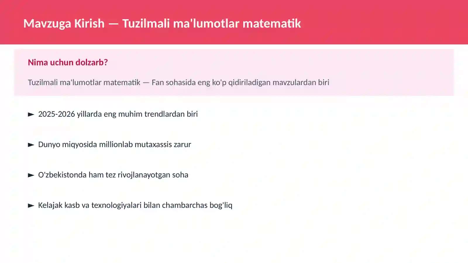 MATEMATIKA ZAMONAVIY 2