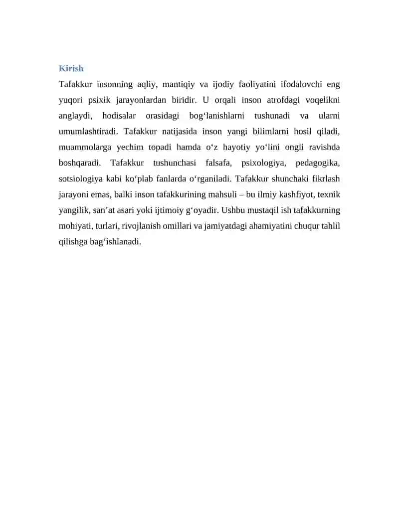Tafakkur 2