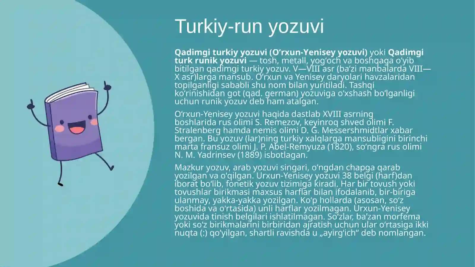 Qadimgi turkiy yozuvlar 2