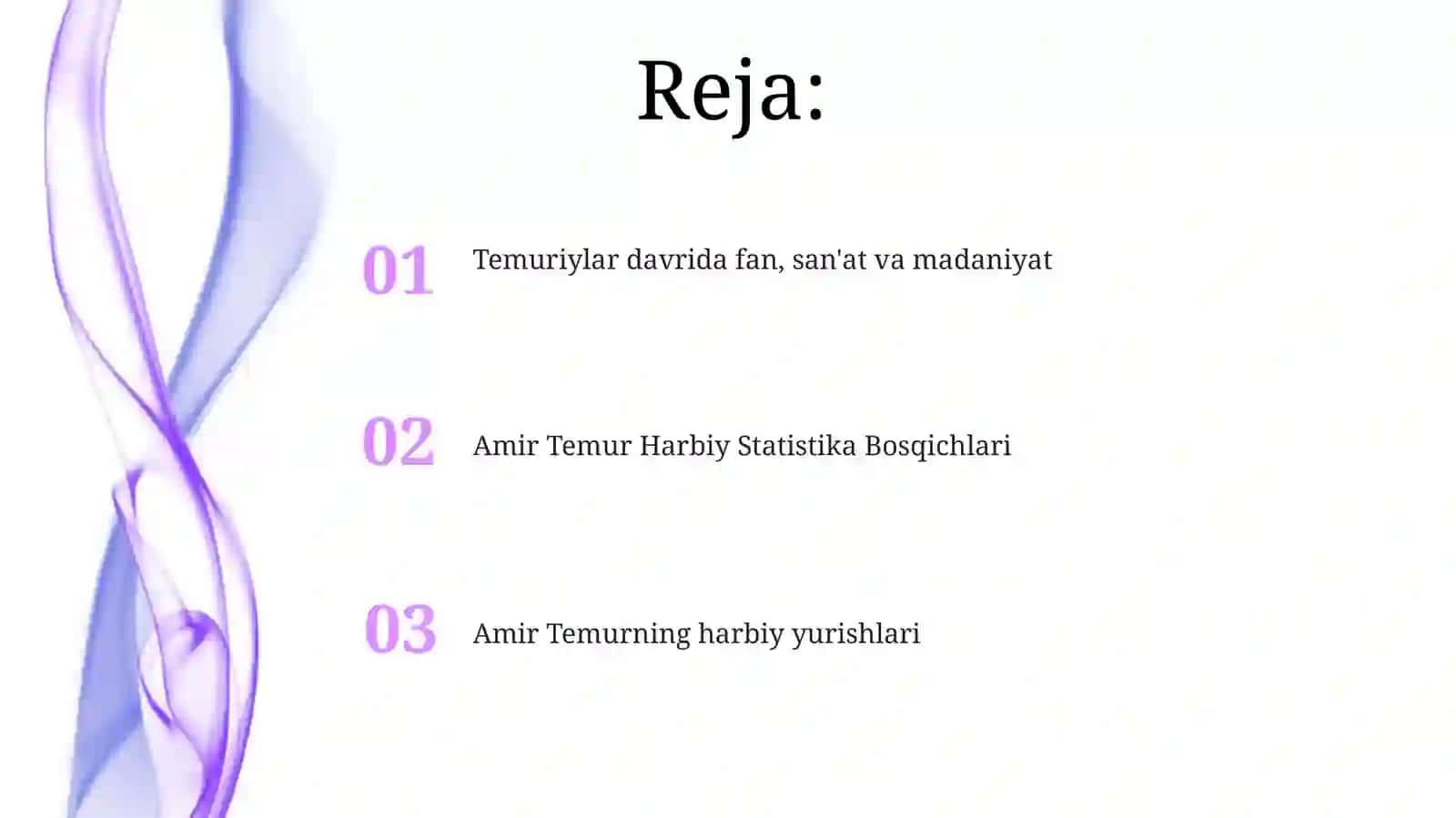 Amir Temur Harbiy Statistika Bosqichlari 2