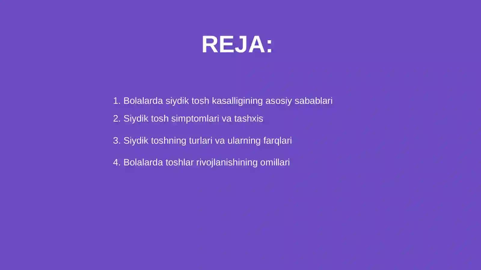 Bolalarda siydik tosh kasalligi 2