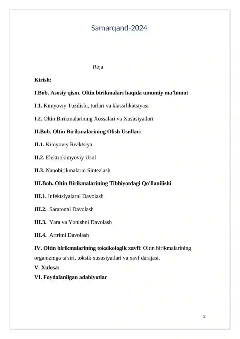 Kimyo YO’NALISHI 2-kurs 201-guruh talabasi Meyliyeva Guliranoning 2