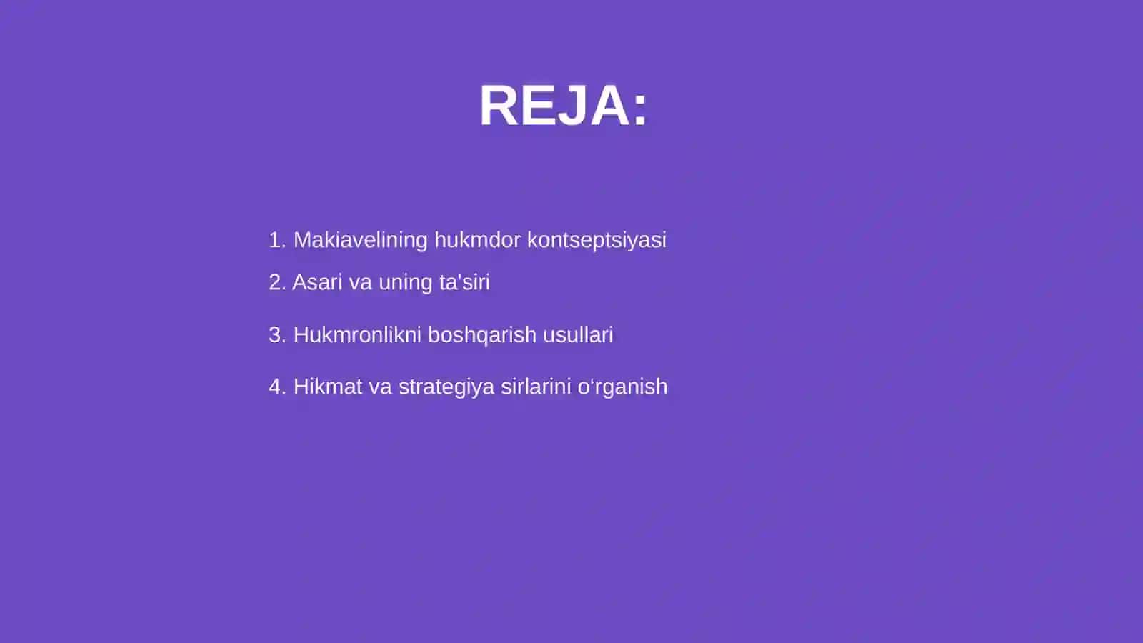 Makiavelining Hukmdor asari 2