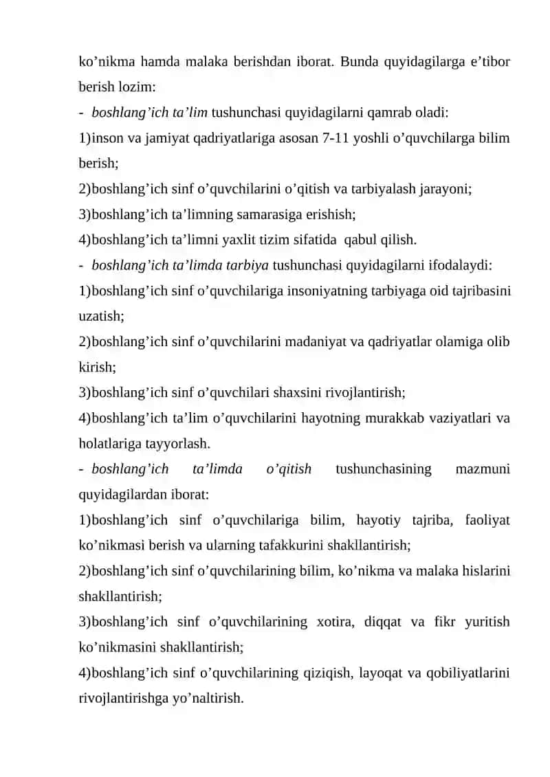 Boshlang’ich ta’lim pedagogikasi 2