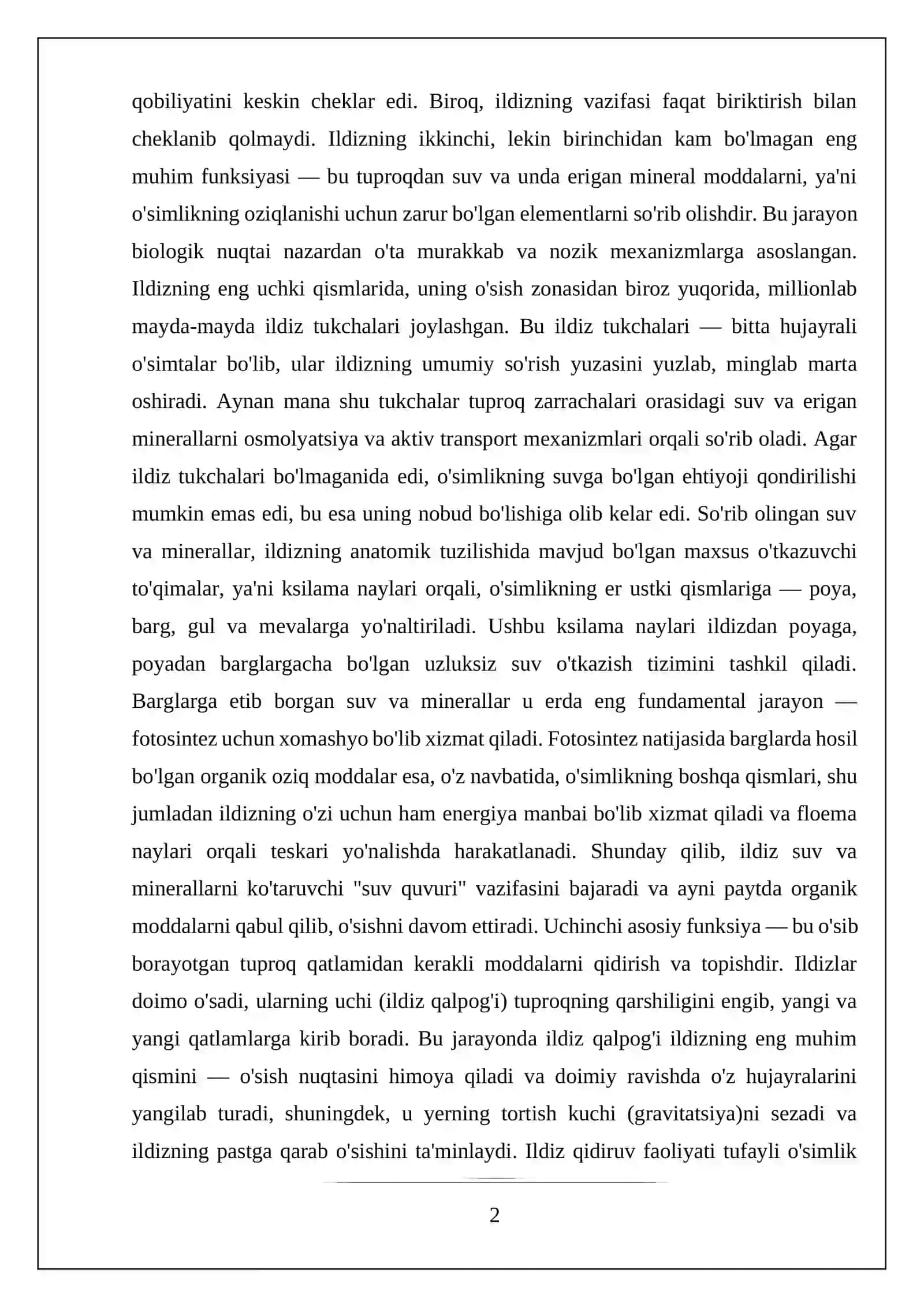 Ildiz sistemasining har-xil tiplari 2
