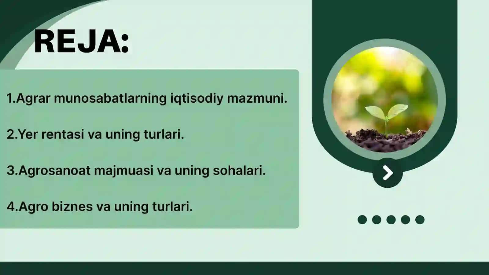 AGRO MUNOSABATLAR VA AGRO BIZNES 2