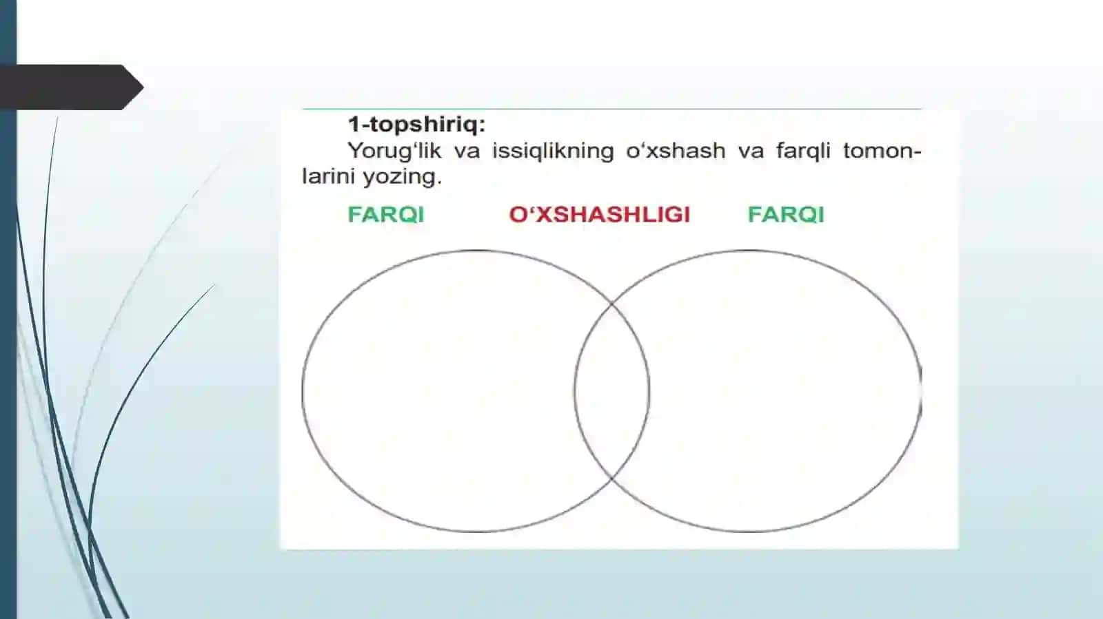 Yorug‘lik va issiqlik 2