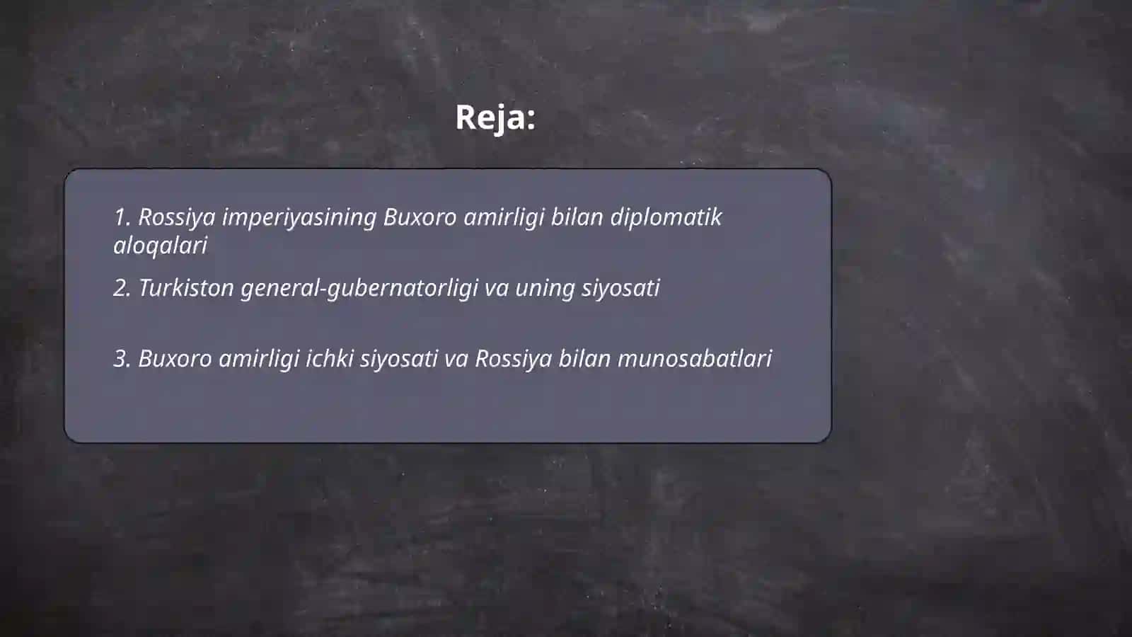 Rossiya imperiyasining Buxoro amirligiga harbiy yurishlari 2