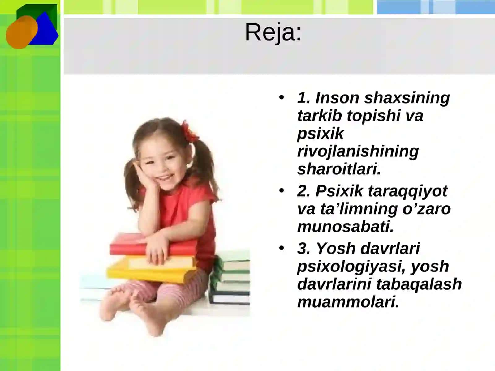 Yosh davrlar psixologiyasi 2