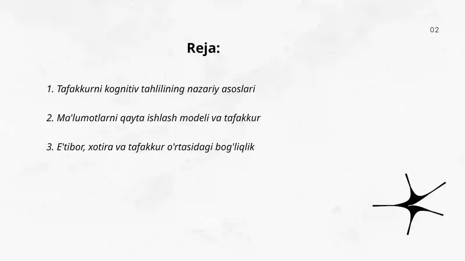 Tafakkur taxliliga kognitiv yondashuv 2