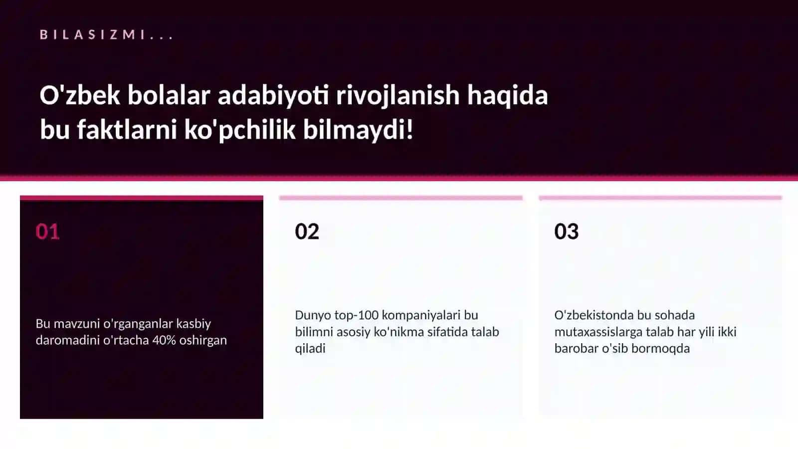 O'zbek bolalar adabiyoti rivojlanish 2