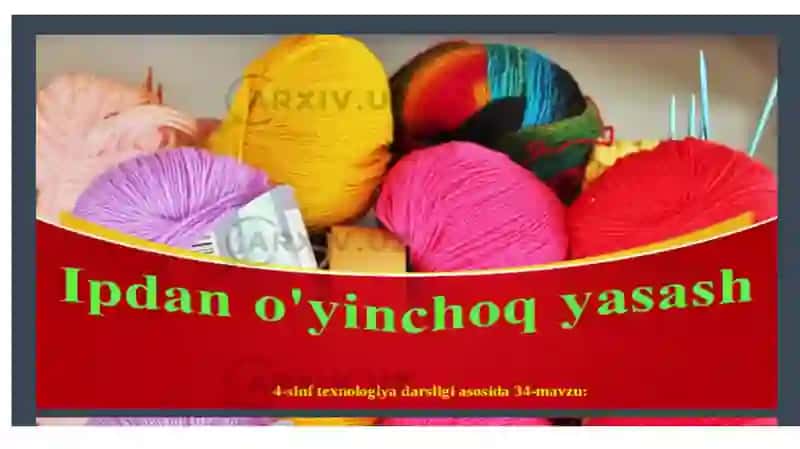 Ipdan o’yinchoq yasha 2