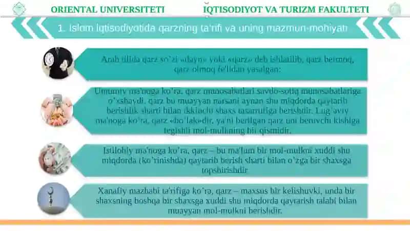 Islomiqtisodiyotidaqarzmasalasi 2