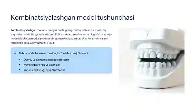 Kombinatsiyalashgan modellar va ularni tayyorlash usullari 2