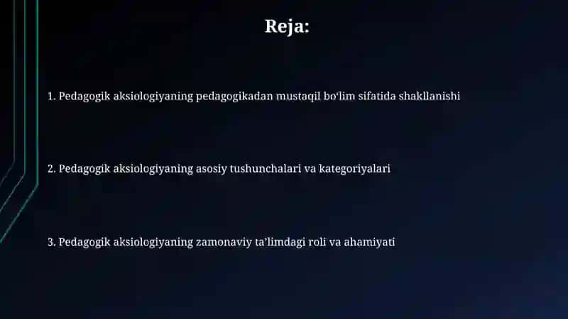 Pedagogik aksiologiya 2