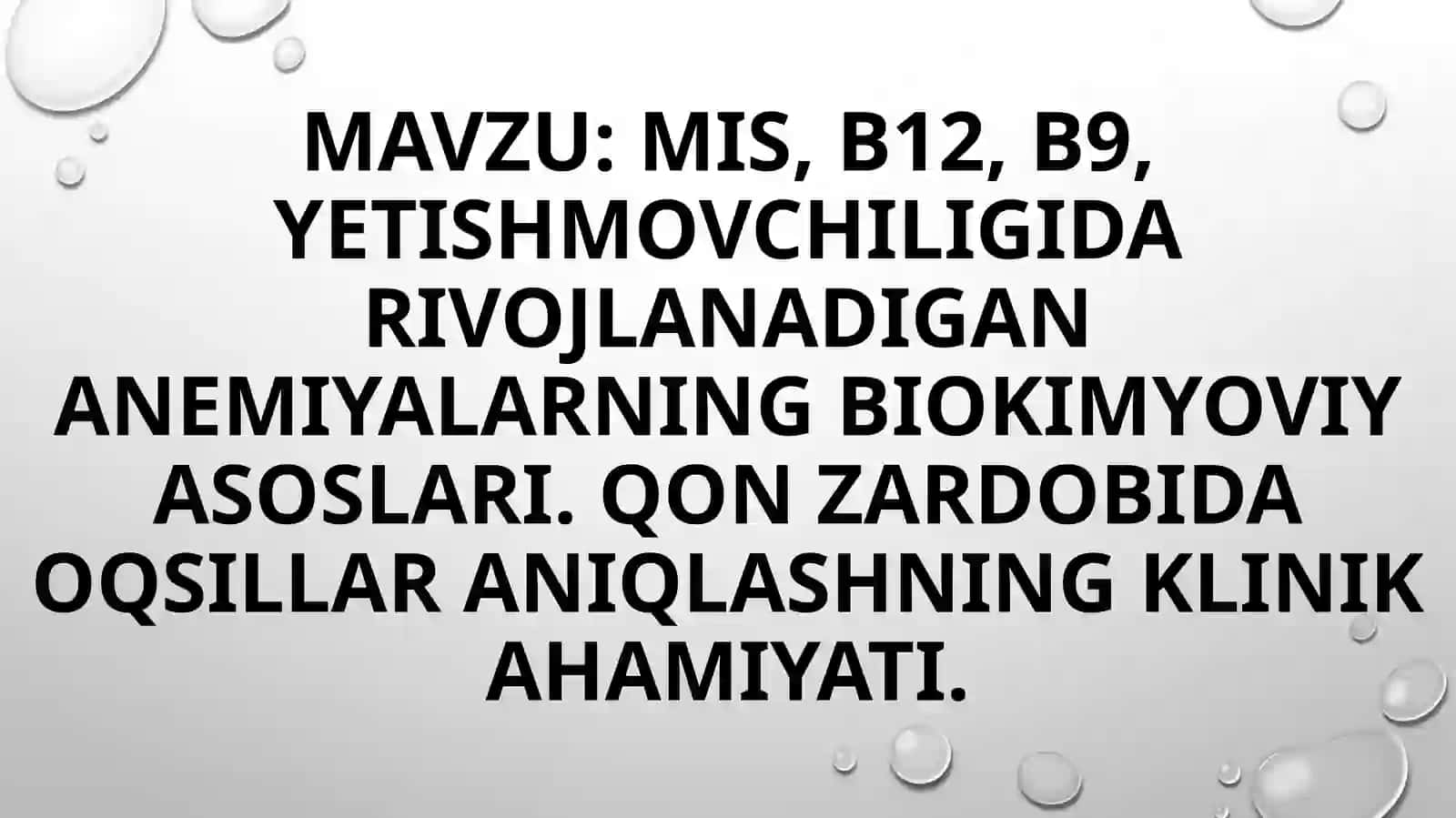 Qonzardobilarni qilishning klinikahamiyati 2