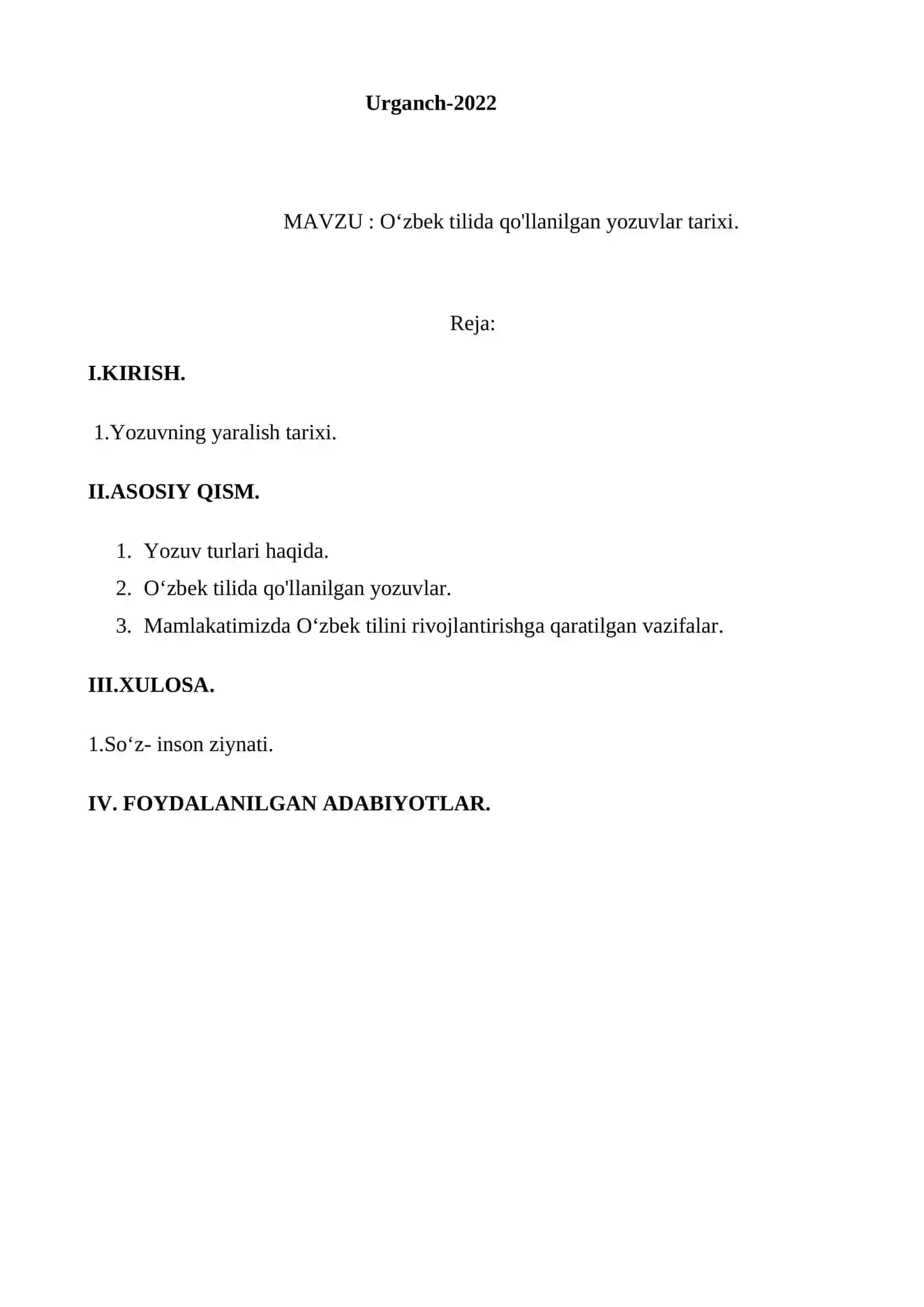 O‘zbek tilida qo'llanilgan yozuvlar tarixi 2