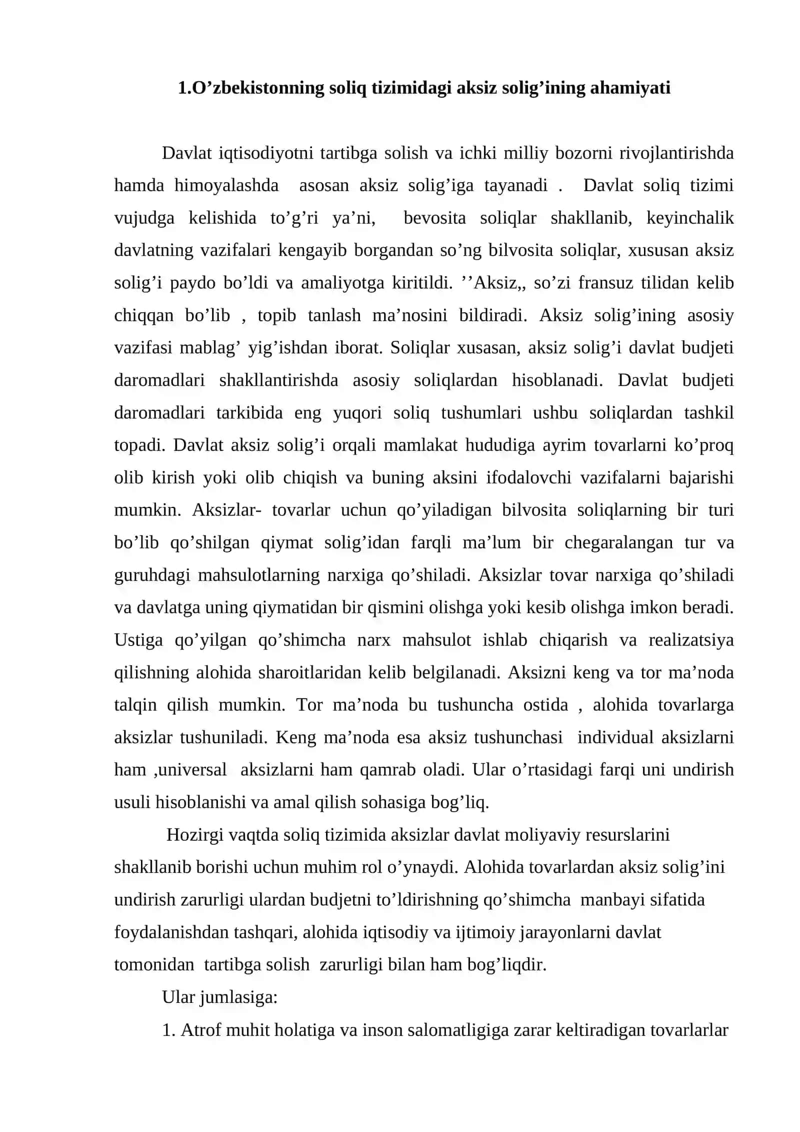 Aksiz soligʻi 2
