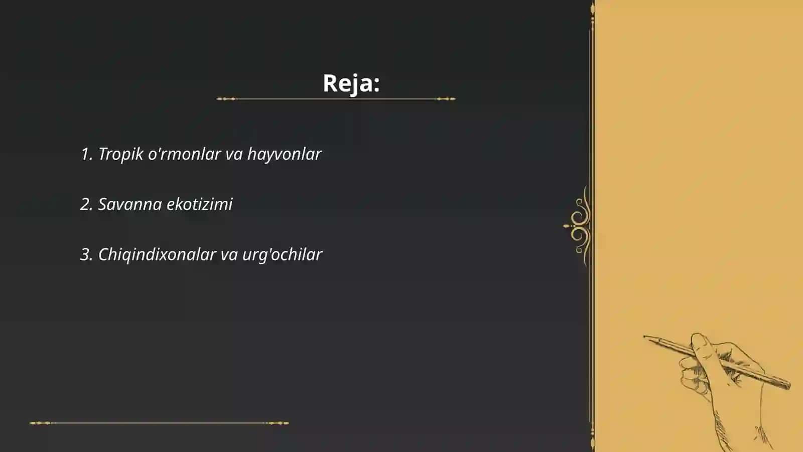 Tropik o'rmonlar va hayvonlar 2